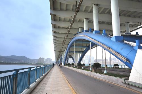 鋼管拱橋靜載荷應力測試